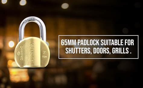 Europa L365BM Brass Padlock | High-Security Dimple Key Lock | Durable ...