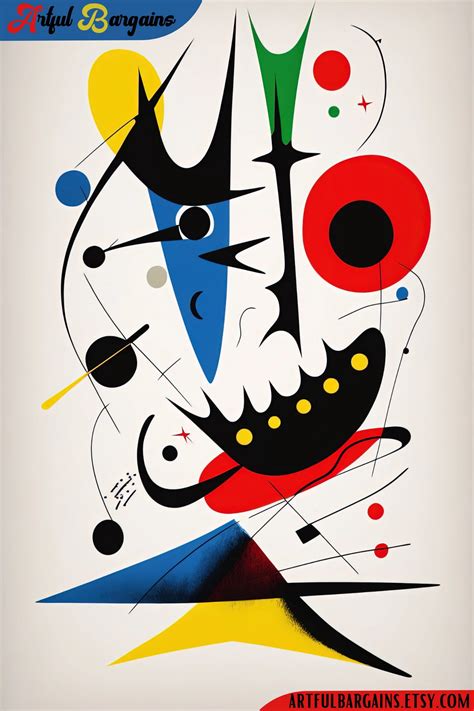 Joan Miro Art Print Instant Digital Download Miro Inspired - Etsy ...