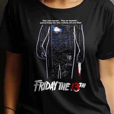 Friday the 13th T-shirt PNG, Friday the 13th Shirt, Horror Movie Shirt ...