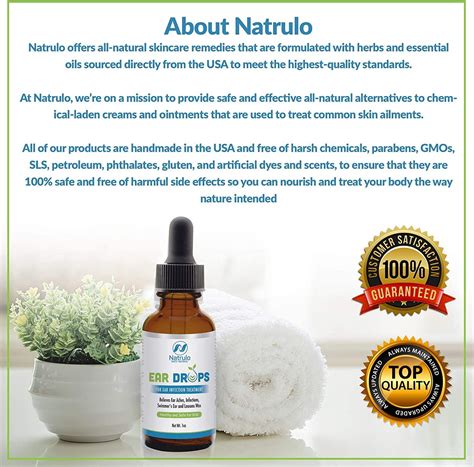 Natrulo Natural Ear Drops for Ear Infection Treatment - Homeopathic ...