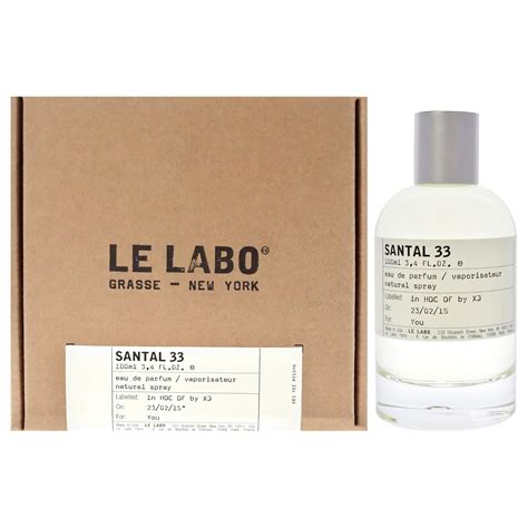 Eau de Parfum Le Labo Santal 33 3,4 onças/100 ml