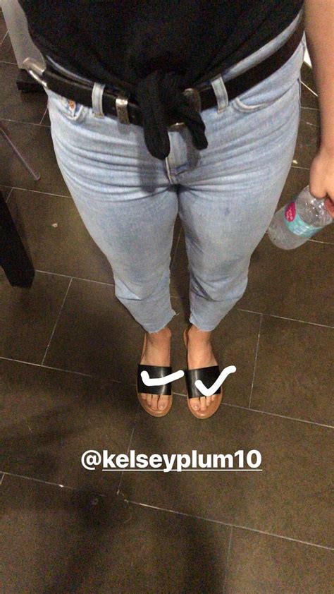 Kelsey Plum's feet