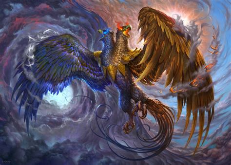 Semruk | Mythical birds, Mythical creatures fantasy, Mythical creatures art