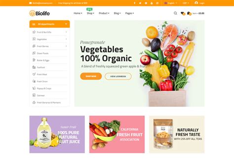 biolife v1 0 5 organic food wordpress theme