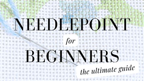 Image result for Tutorial On Needlepoint