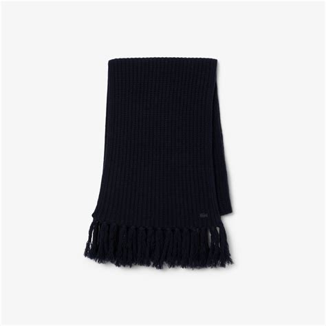 Fringed Wool Scarf - Women's Scarves & stoles - New In 2026 | Lacoste