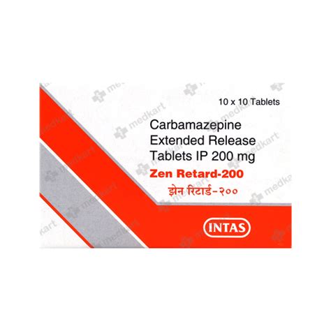 ZEN RETARD 200MG TABLET 10'S : View Price, Combination and Alternatives ...