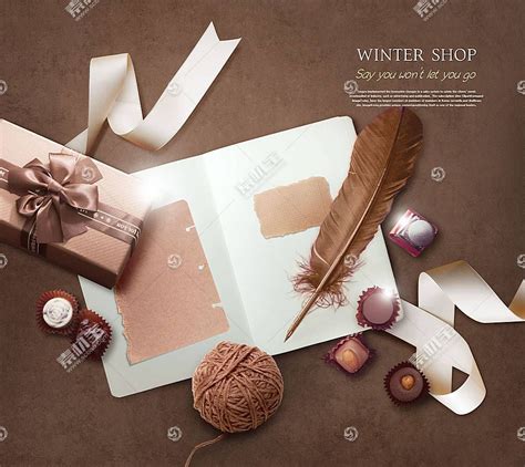 时尚简洁冬季购物主题装饰背景海报设计模板下载(图片ID:2324463)_-海报设计-广告设计模板-PSD素材_ 素材宝 scbao.com