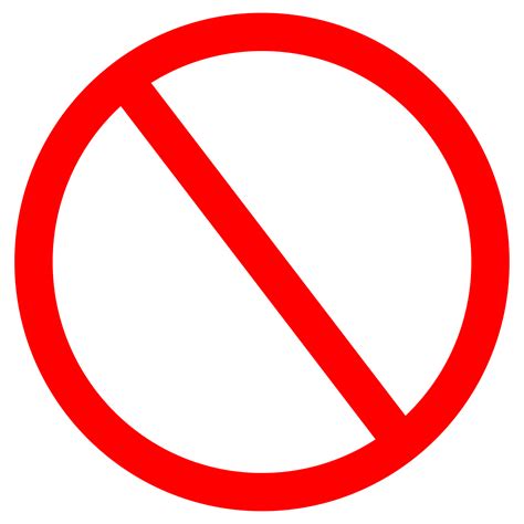 no sign image with transparent background 51720356 PNG