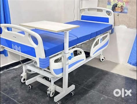 Adjustable patient hospital bed medical cot fowler Electric bed icu ...