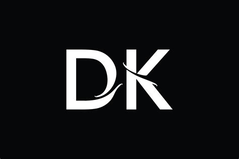DK Monogram Logo design By Vectorseller TheHungryJPEG.com #Logo, # ...