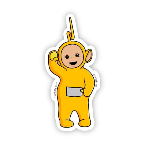 The Laa-Laa Sticker | Teletubbies, Yellow teletubby, Cute stickers