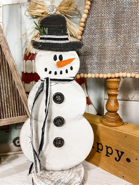 Blank Pair of Snowman Cut Outs DIY Kit Unfinished Wood Craft - Etsy