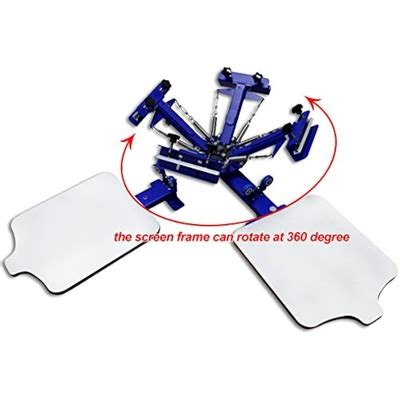 Screen Printing Equipment 4 Color 2 Station Screen Printing Machine ...