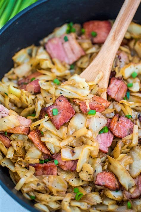 Easy Bacon Fried Cabbage [Video] - S&SM
