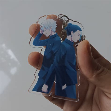 Saturo Gojo and Seguru Geto Keychain | Jujutsu Kaisen Anime Keychain ...