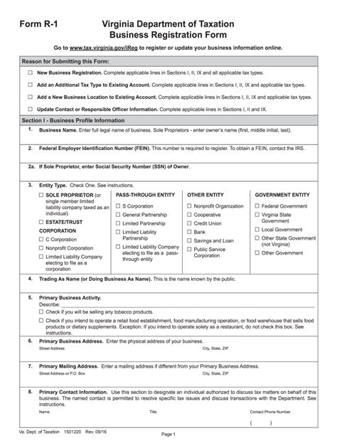2016 Form VA DoT R-1 Fill Online, Printable, Fillable, Blank - pdfFiller