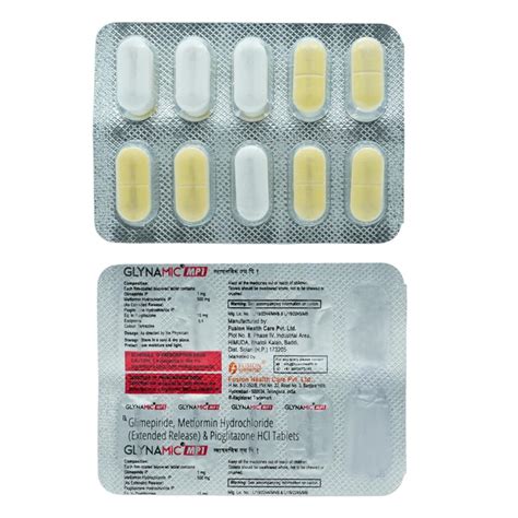 Glynamic MP1 - Strip of 10 Tablets : Amazon.in: Health & Personal Care