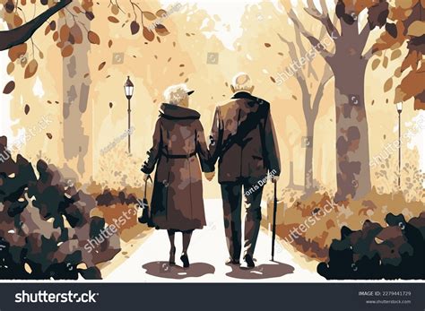 7,307 Old Couples Walking Stock Vectors and Vector Art | Shutterstock