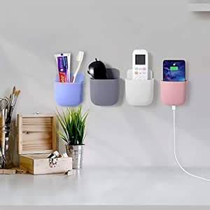 ONKAR Wall Stand Mobile Holder Mount Phone Multi Purpose Plastic ...