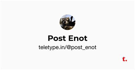 Post Enot — Teletype