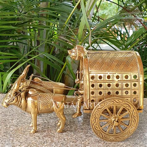 Brass Bullock Cart – Avatar Arts