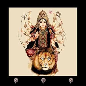 TheYaYaCafe Sherawali Durga Maa Key Holder Keychain Hanger - Classic ...