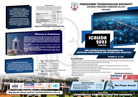 PUDUCHERRY TECHNOLOGICAL UNIVERSITY