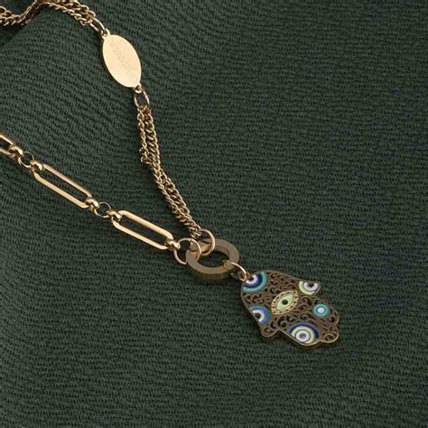 Buy Hamsa Eye Evil Necklace online- Palmonas – PALMONAS