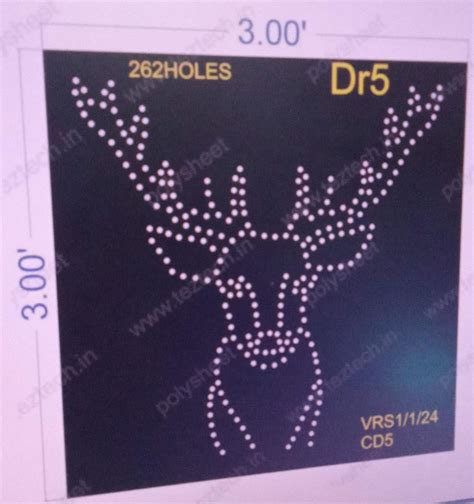 DR5 DEER 3X3FT 262HOLES
