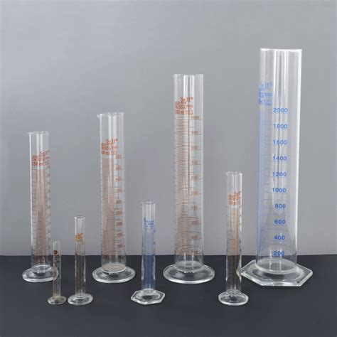 Lab Glass Cylinders Measuring Cylinder Tall Form 50 Ml 1 Ml