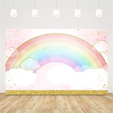 Ticuenicoa 5x3ft Rainbow Backdrop Baby Shower | Ubuy India
