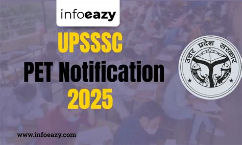 UPSSSC PET Notification 2025 Out, Apply Now, Eligibility