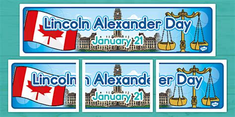 Lincoln Alexander Primary Display Banner (teacher made)