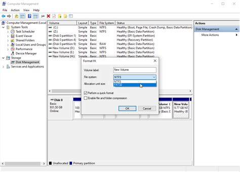 Image result for Format Disk for Linux Windows Disk Management