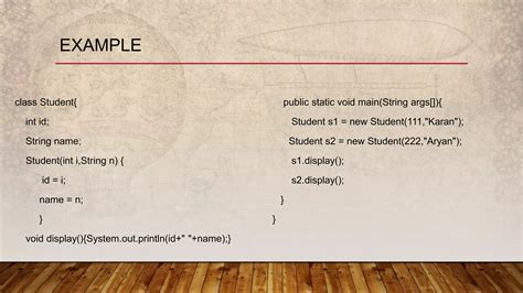 Overloading Constructor Java 的图像结果