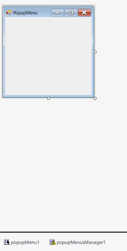 Image result for VB.NET Pop Up Menu