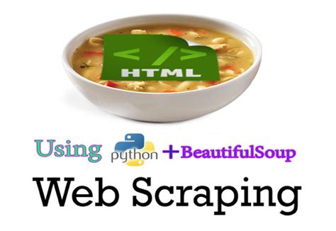 Image result for Scraping HTML Data with BeautifulSoup Coursera