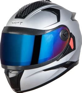 Steelbird 7Wings Robot Opt Matt Finish ISI Certified Full Face Helmet ...