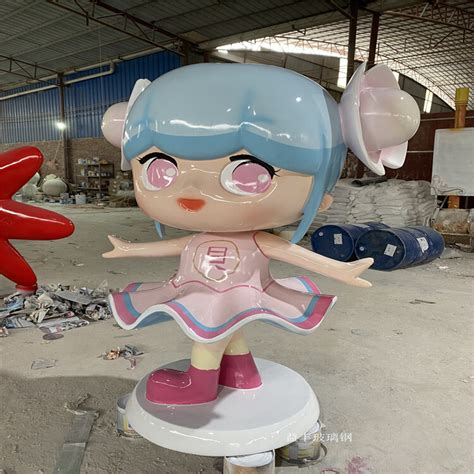 玻璃钢卡通雕塑定制小娃娃放大版雕塑节日吉祥摆件 - 惠州市纪元园林景观工程有限公司