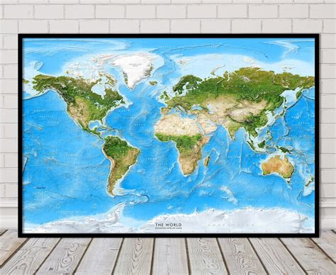 World Map Poster Large