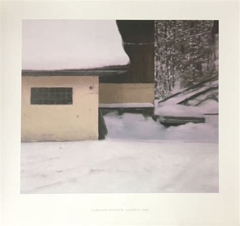 Gerhard Richter Gehöft Limited Art Print Poster