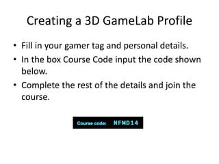 Image result for Game Lab Games Tutorial Code
