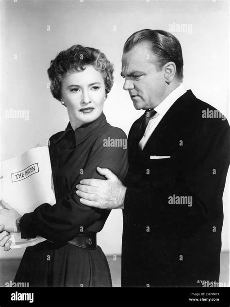 BARBARA STANWYCK and JAMES CAGNEY Publicity Portrait in THESE WILDER ...