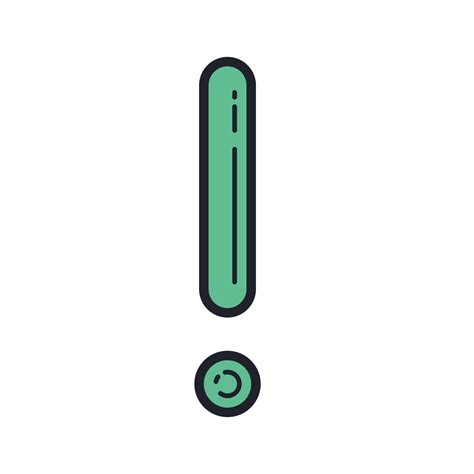 Exclamation Point Icon for Clear Communication
