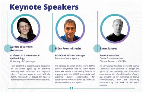 Keynote Speakers | ACTRIS
