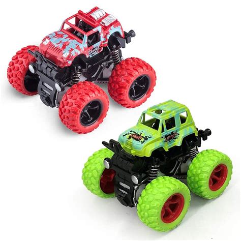 DETRO Mini Off-Road Vehicle Inertia Car Monster Truck Children Dump ...
