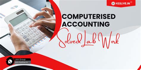 Plus Two(+2) Accountancy Lab Work(Solved) 2023-24 by Vinod E B