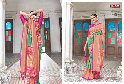 Sangam Presents Trisha Zari Weaving Silk Sarees