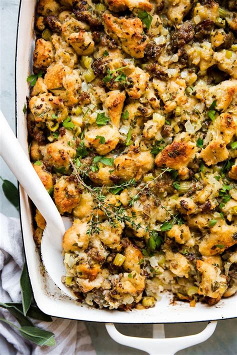 Classic Sage-Scented Sausage Stuffing Recipe